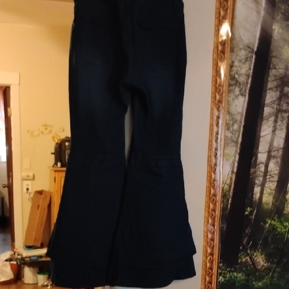 #4. Blue Flared Women's Jeans - Picture 6 of 6